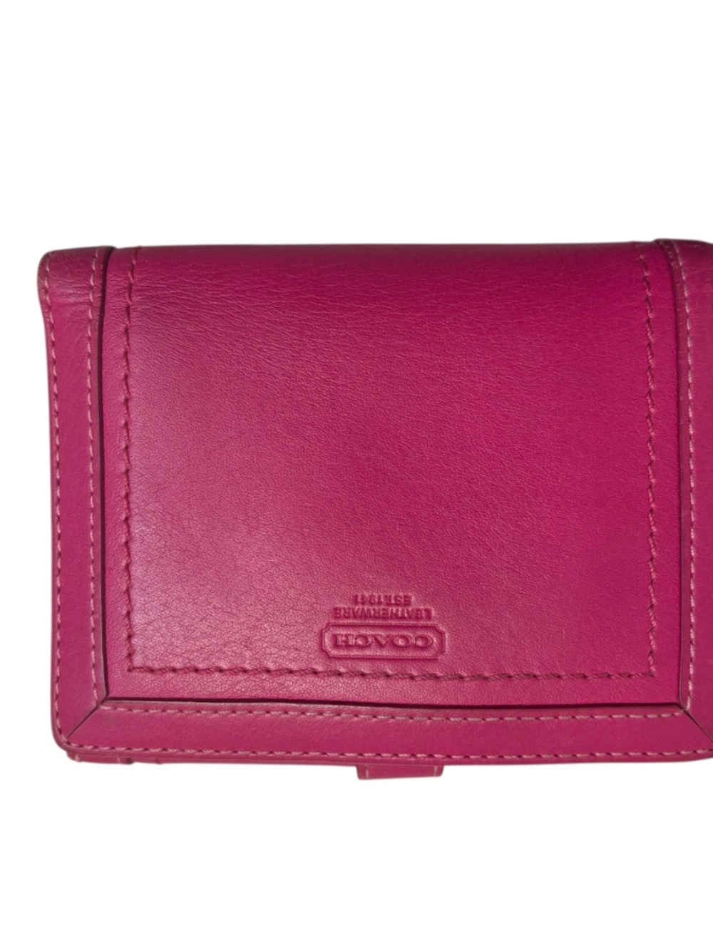 Coach vintage y2k pink leather soho buckle wallet RARE - Picture 4 of 10